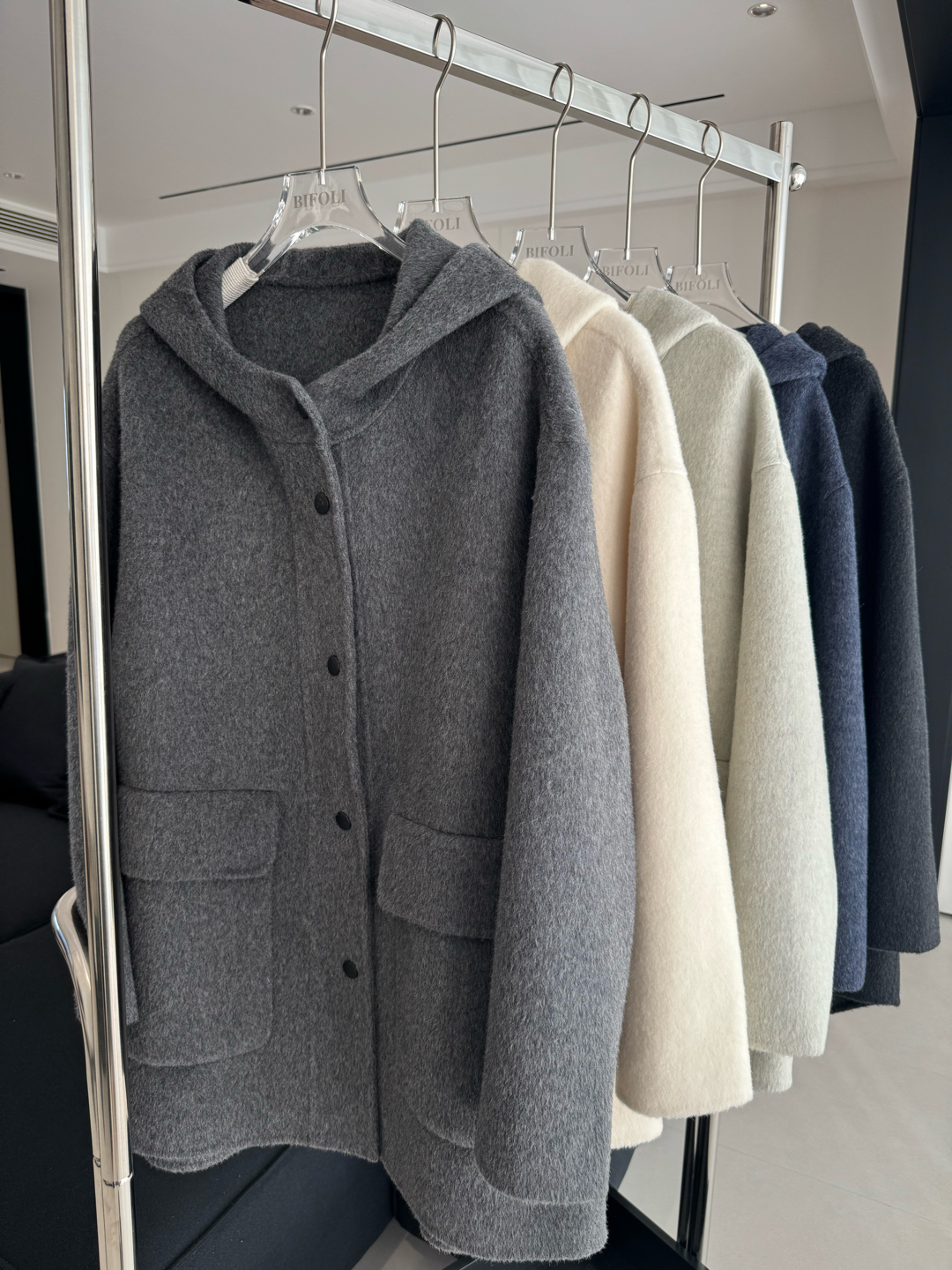 2025秋冬新款双面羊绒大衣女中长款韩版宽松西装羊毛呢子外套