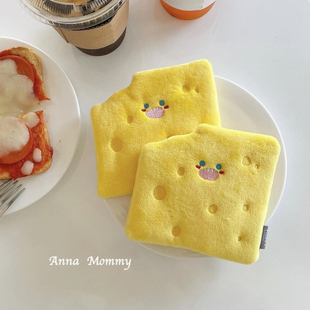 ins韩国芝士宠物藏食嗅闻响纸玩具狗狗比熊毛绒可爱发声玩具益智