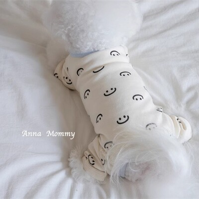 四季印花四脚衣保暖宠物泰迪