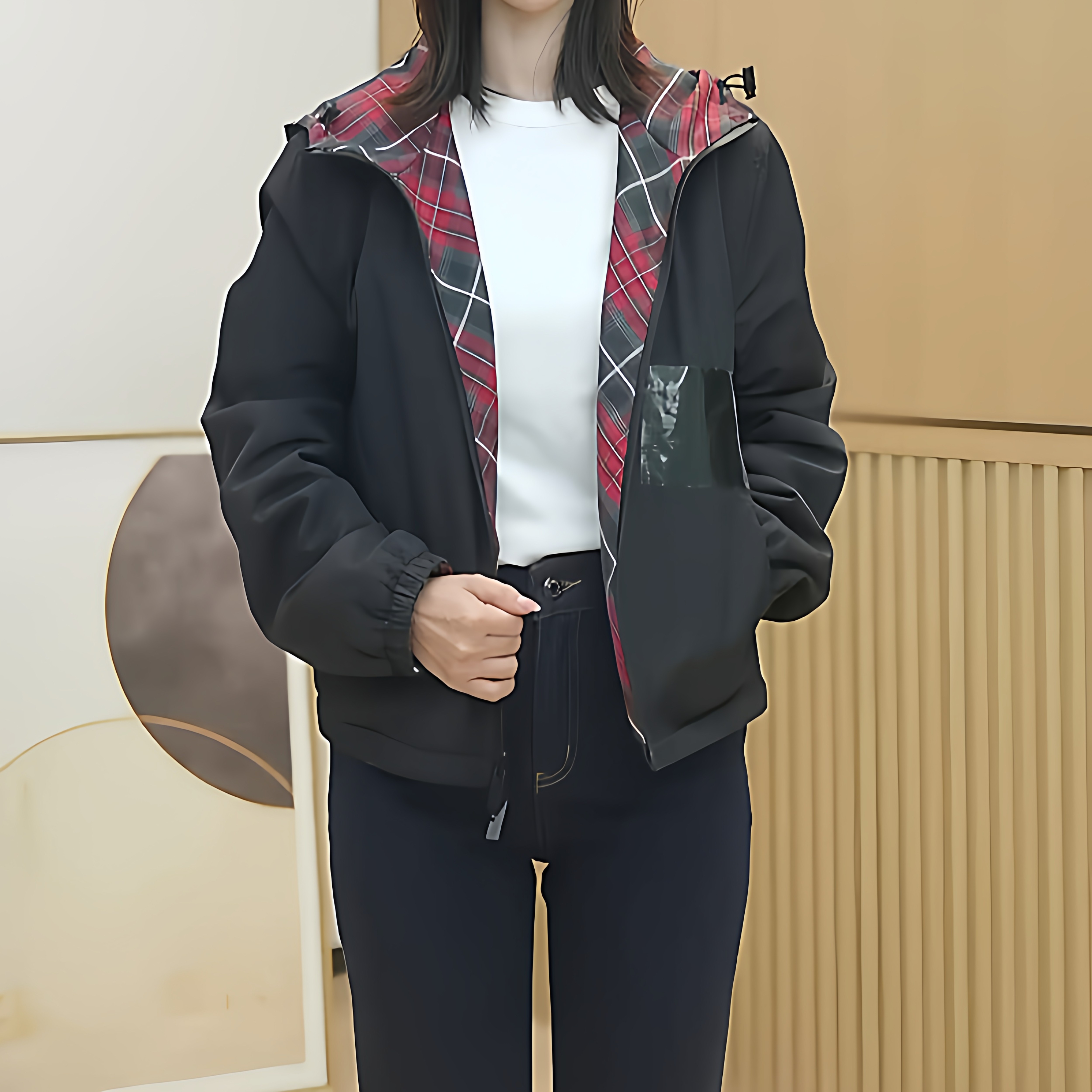 【茱莉福利早场专享】上衣MLE4552W【正反两穿】