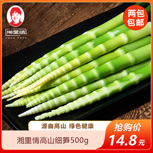 杭富绿笋（高山细笋）500g新鲜清水笋嫩竹笋尖火锅麻辣烫食材