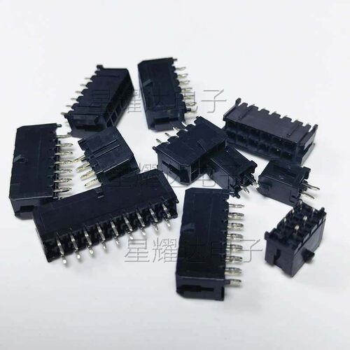 双排直针连接器C3030WV-2x1P2P3P4P5P6P7P8P9P10P11P12P间距3.0mm