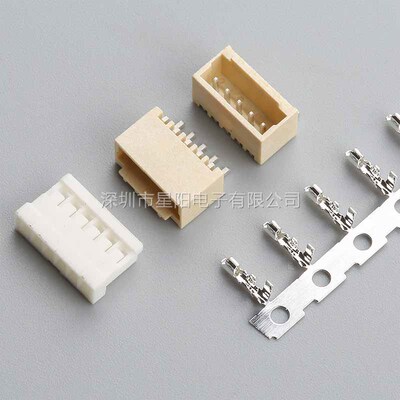 1775441 3 连接线 连接器接插件胶壳直针弯针座公头母头压线端子