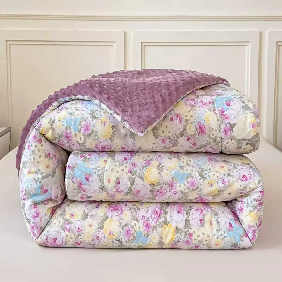 2025新款锦帛云朵棉豆豆被