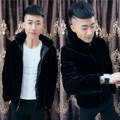 高定2023冬季新款仿皮草外套