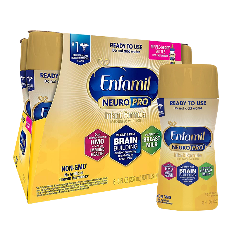 美国进口美赞臣Enfamil1段婴幼儿水奶一段液体奶237ml*24瓶