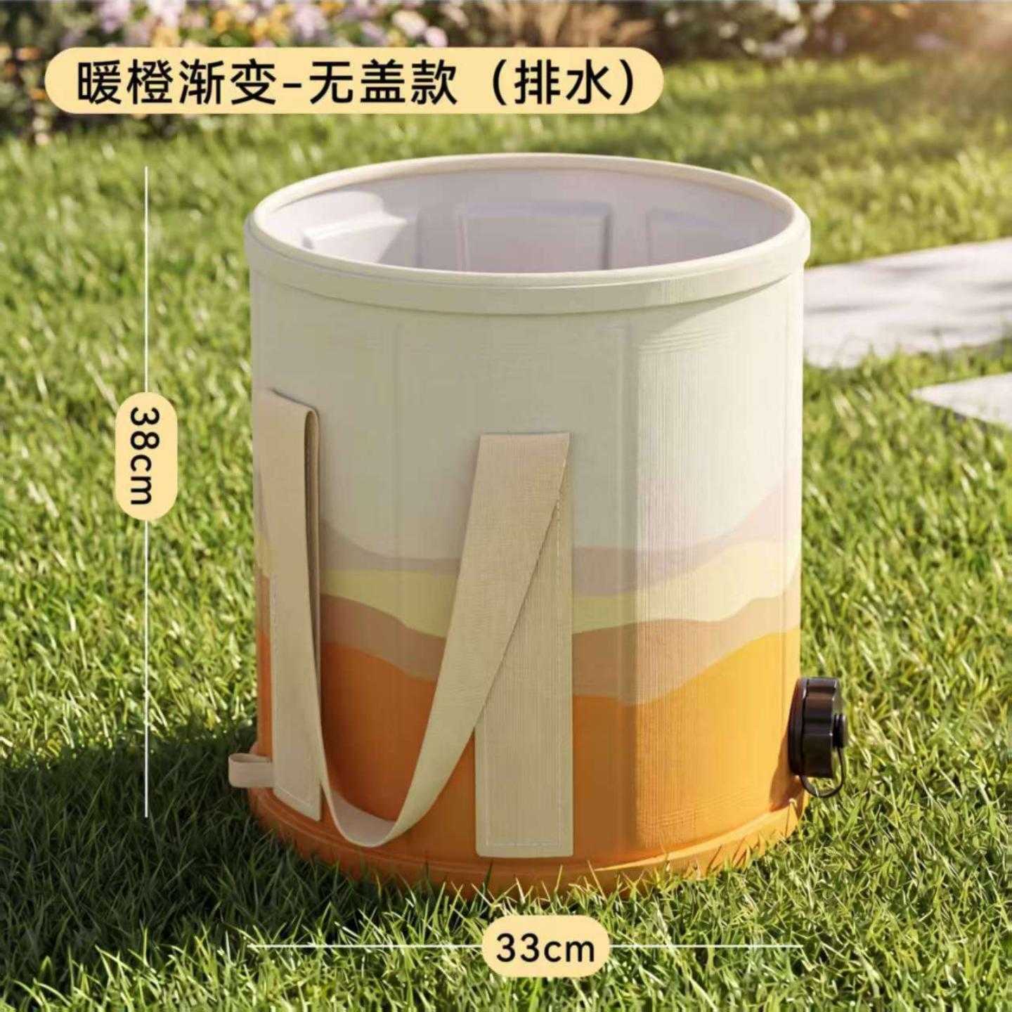 家用可折叠泡脚桶洗脚盆式可收纳加大加厚养生足浴桶泡脚袋