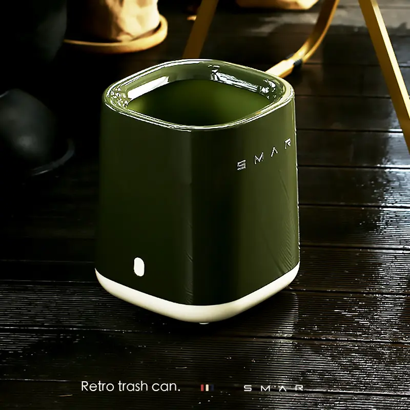 新年客厅垃圾桶红色喜庆2025春节装扮家用轻奢高档高颜值卧室中古
