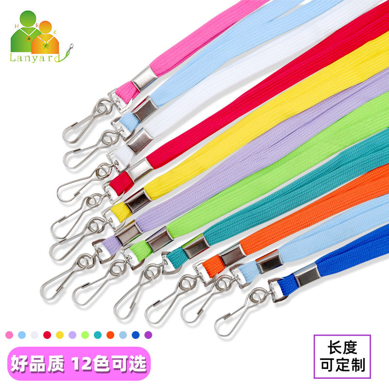 定制亚马逊朱胆扣厂牌证件挂绳工