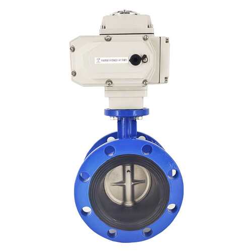 电动法兰蝶阀D941X-16Q软密封开关调节水阀DN50 65 80 电动执型器