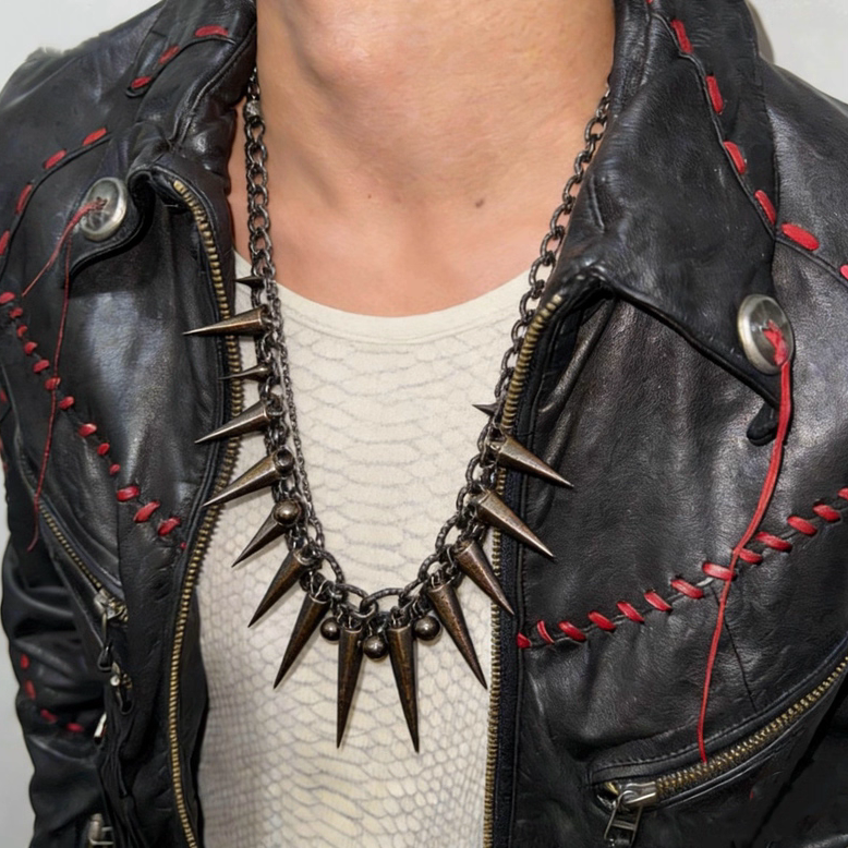 Cry Angel*暗黑先锋视觉系多戴法铆钉朋克街头多层复古裤链项链,饰品/流行首饰/时尚饰品新,项链,淘宝优惠券,粉丝福利购,淘宝优惠卷