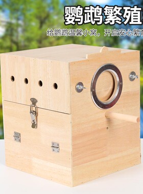 窝巢孵化虎皮竖式鸟挂箱窝内繁殖挂置玄凤牡丹文鸟类鹦鹉保温用品