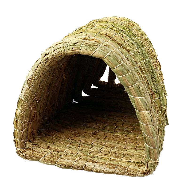 包邮宠物用品城堡草房子松鼠保暖手工草窝豚鼠荷兰猪垂耳兔子窝