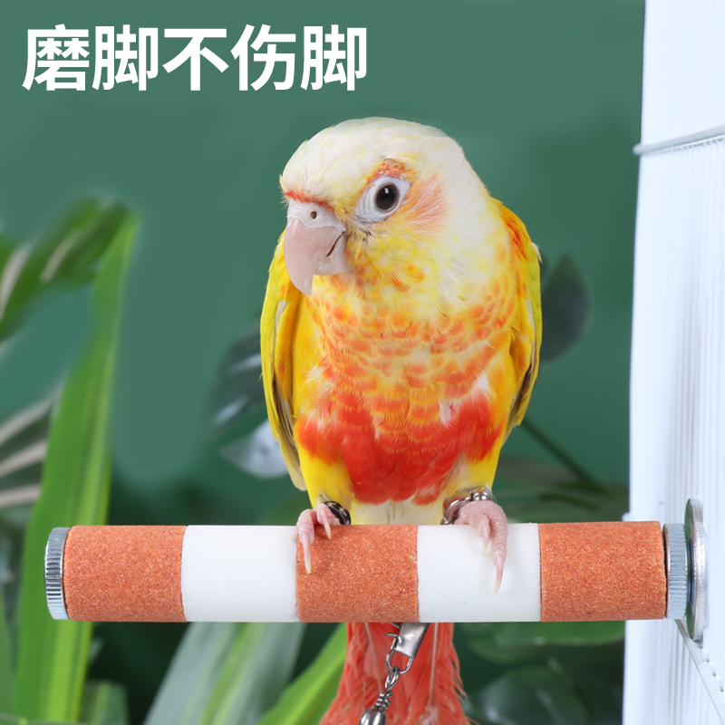 鹦鹉磨嘴魔爪棒磨砂站杆