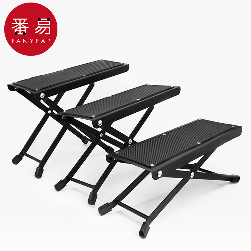脚踏/吉他AA1s751-四档可调节踏板民谣木脚托脚踩凳古典可升