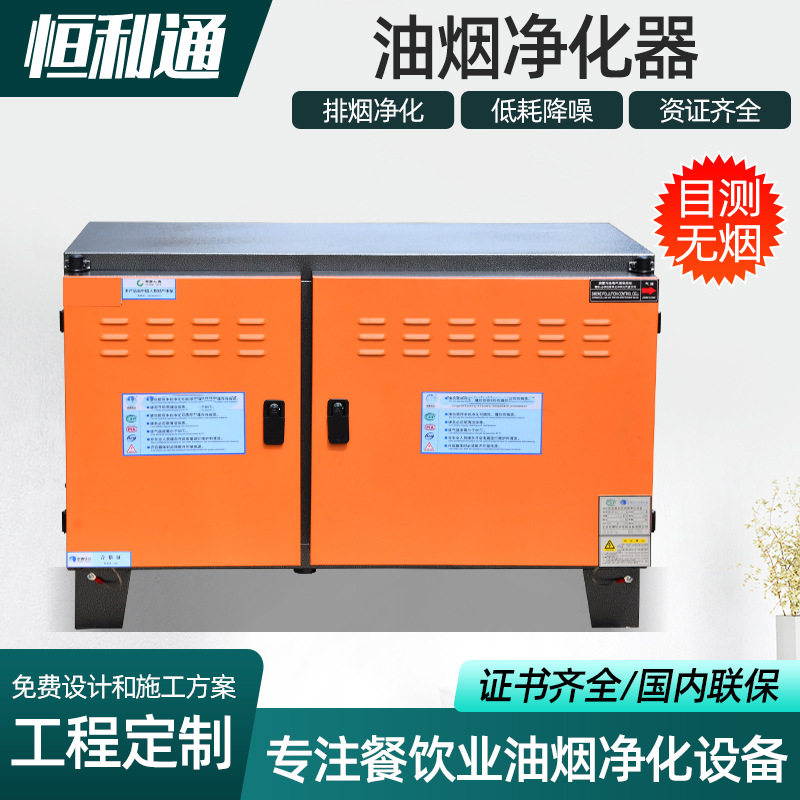 油烟净化器 低空高空商用排烟净化设备 喷塑款油雾净化器