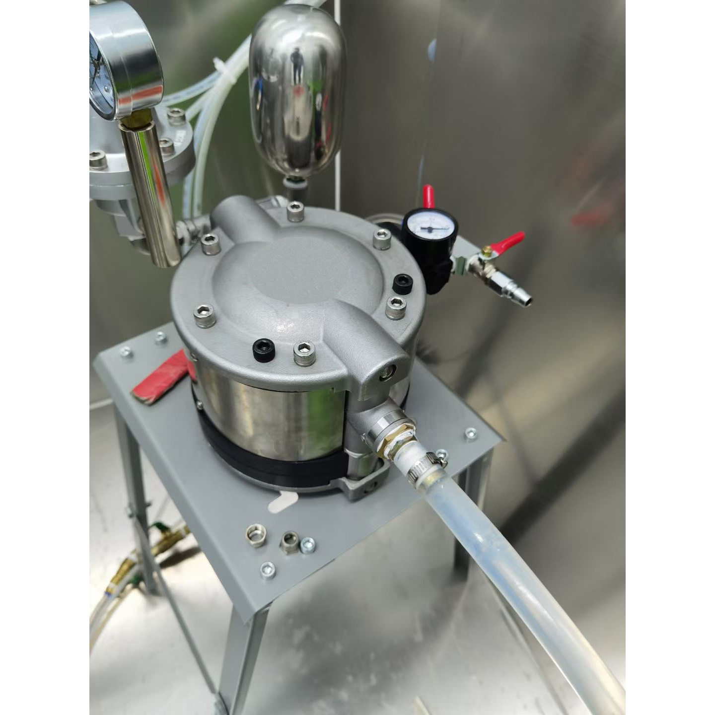 气动隔膜泵 水性漆高粘度油漆3比1全不锈钢泵浦 耐腐蚀耐酸碱