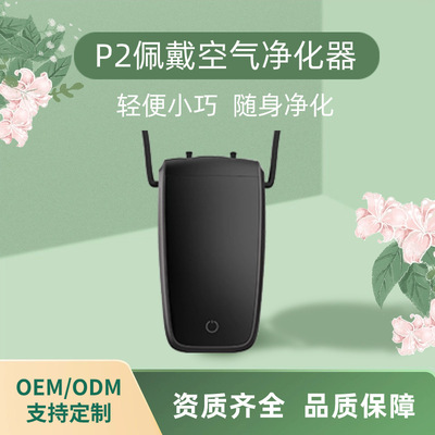 跨境purifier小型挂脖随身负离子空气净化器防吸除二手烟甲醛神器