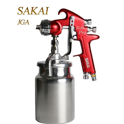 德国萨凯下壶喷枪 JGA枪汽车涂装喷漆面漆清漆 高雾化喷漆枪
