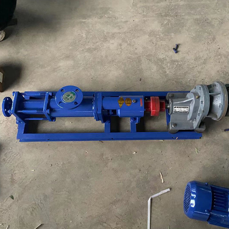 卧式污泥泵 糖水浓浆泵高扬程污泥增压泵粘稠液体化工泵g型螺杆泵