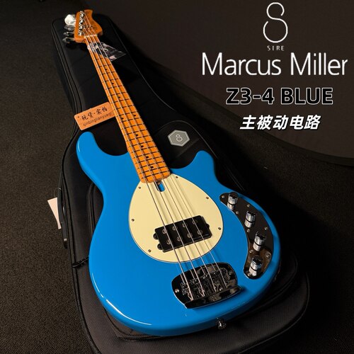 SIRE 马克思米勒Marcus Miller Z3-4 BLUE主被动电路4弦蓝色贝斯