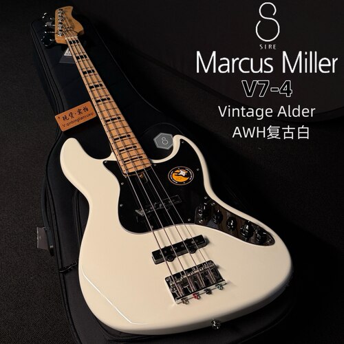 SIRE Marcus Miller V7-4Vintage Alder AWH复古白4弦电贝斯