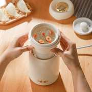 Electric stew cup health cup office electric heating water cup small portable mini bird's nest stew pot boiled milk artifact
