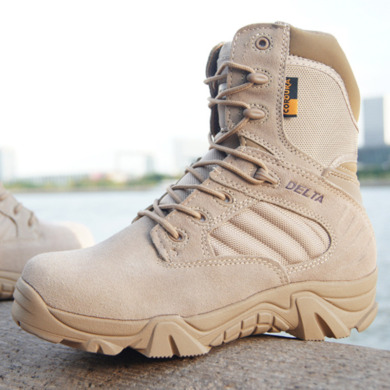 Boots militaires pour homme en cuir - Ref 1398738 Image 5
