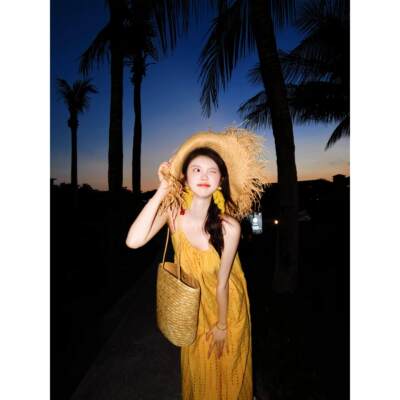 泰国清迈沙滩甜美小清新