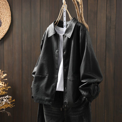 黑色皮衣外套女2025新款