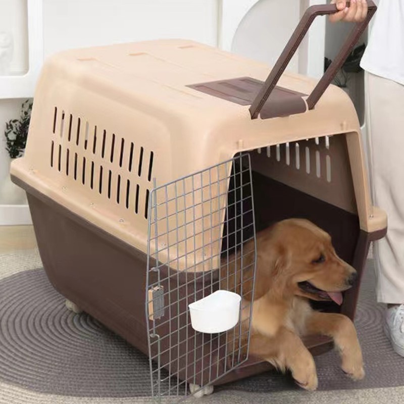 大型犬航空箱狗狗宠物狗笼子托运箱子外出可携式金毛专用车载太空
