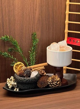 玄关装饰摆件diy材料入户门轻奢高档高级感无火香薰摆件钥匙收纳