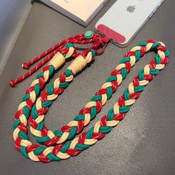 手机挂绳长款斜挎可背加粗带子男女户外登山挂链小蜜蜂链壳结实潮