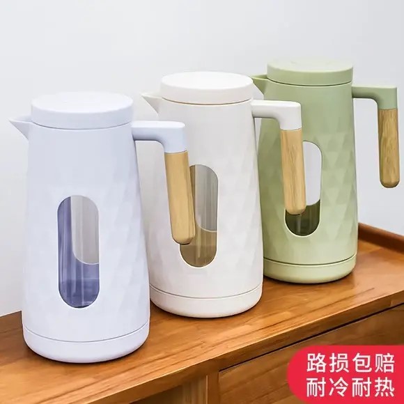 冷水壶玻璃家用凉白开水杯果汁壶大容量冰箱泡茶壶2L储水壶