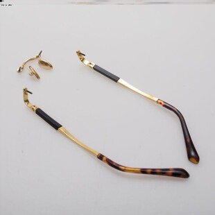 无框切边眼镜镜腿天然水晶石头镜镜腿太阳镜高档板材镜架眼镜配件