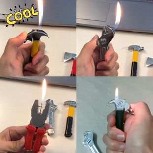创意稀奇古怪打火机老虎钳烧水壶扳手茶壶扳手充气搞怪送男友整蛊