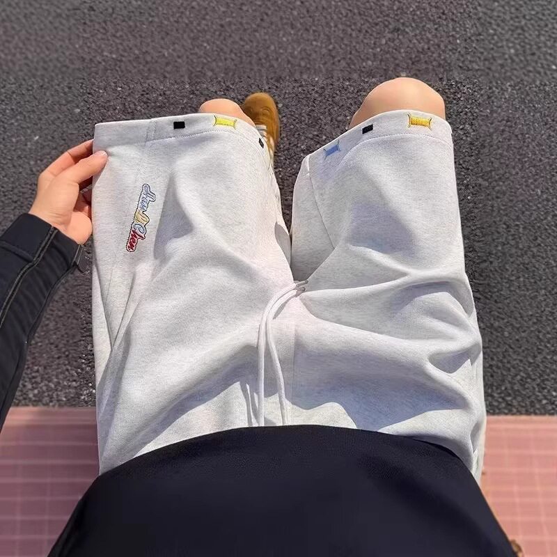 工装裤大码半腿裤男款短裤夏季宽松腿粗四五分裤休闲短裤男款夏