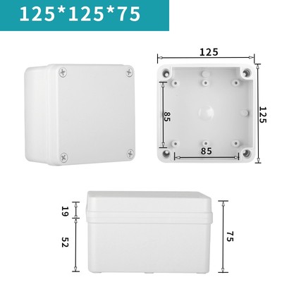 PC塑料防水盒防水箱配线箱接线盒锂电池外壳户外电源监控区间分线