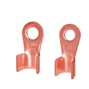 OT紫铜开口鼻100A线鼻子铜鼻子铜接头电瓶线耳铜接线鼻子端子国