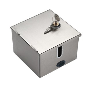 不锈钢空气开关带漏电保护盒带锁防盗电c45保护箱楼梯间防触碰