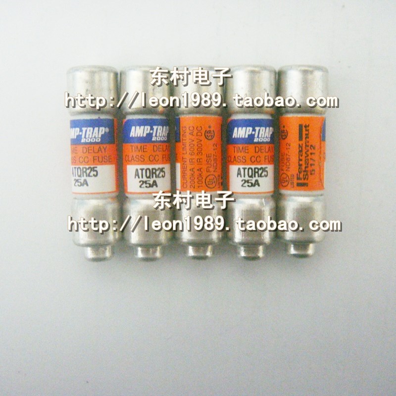 法国FERRAZ MERSEN保险丝 AMP-TRAP熔断器 ATQR25 25A 600V