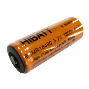 18490锂电池1800mAh大容量 3.7V 替代18500 可充电低内阻动力电池