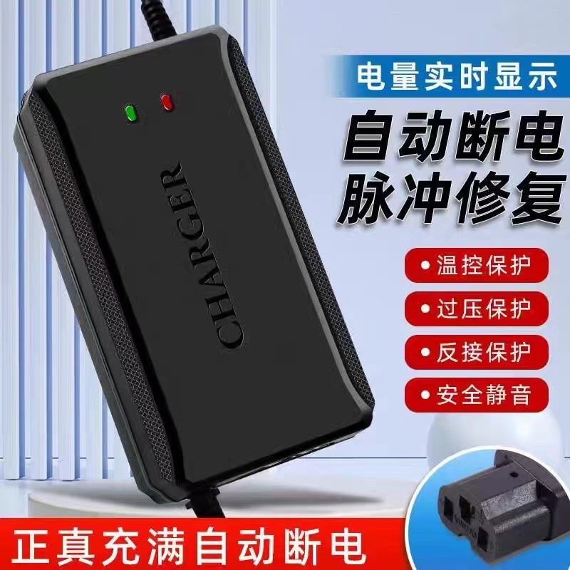 电动车充电器48V12AH60V20AH72V32A智能电池电瓶车充电器