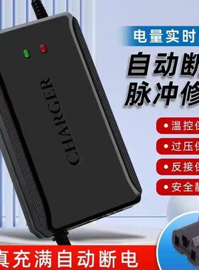 电动车充电器48V12AH60V20AH72V32A智能电池电瓶车充电器