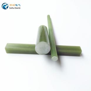 苏瑞环氧树脂棒 4玻纤绝缘棒 耐高温绿色实心玻璃钢胶木棒 圆形FR
