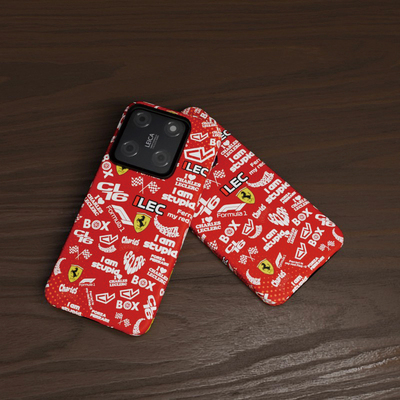 原创F1法拉利勒克莱尔乐扣铁佛寺车迷周边苹果17PROMAX 16 15PRO 14PLUS磁吸磨砂二合一手机壳潘子手机壳