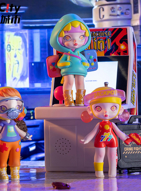 TOYCITY玩具城市laura赛博朋克五代劳拉盲盒女孩潮玩2021网红新款