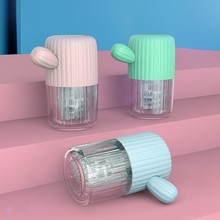 手拉隐形眼镜清洗器便携手动简约清洁美瞳收纳盒子小巧美瞳水洗盒