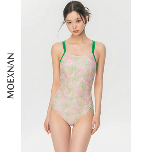 泳衣女新款连体三角游泳衣小胸竞速显瘦高级感游泳馆泡温泉专用