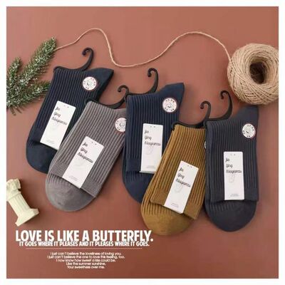 棉袜纯棉吸汗防臭男士